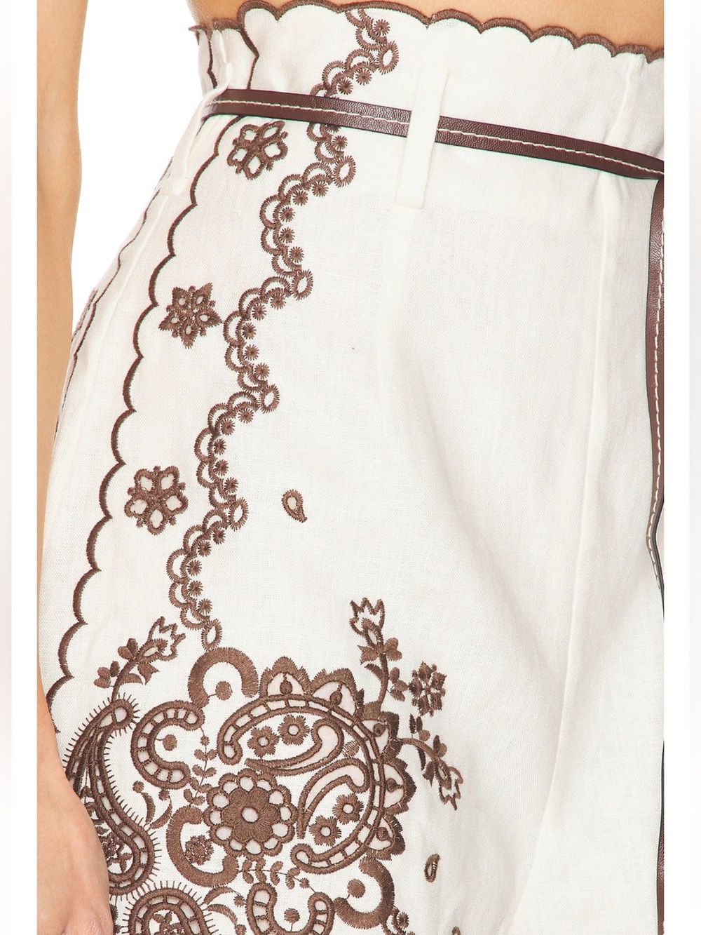 ZIMMERMANN Ascension embroidered short - Picture 6 of 14